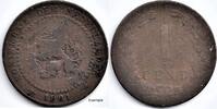 Netherlands Nederland 1901b 1 Cent Wilhelmina ZG 'Koninkrijk' -