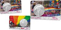 Nederland 2021 Immaterieel erfgoed '25 jaar Pride Amsterdam' penning in coincard. -