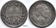 Netherlands Nederland 1850 5 Cent Willem III F -