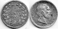 Netherlands Nederland 1869 5 Cent Willem III P -