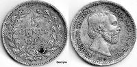Netherlands Nederland 1869 5 Cent Willem III -