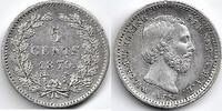 Netherlands Nederland 1879 5 Cent Willem III P- -