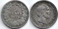 Netherlands Nederland 1879 5 Cent Willem III -