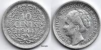 Netherlands Nederland + P 10 Cent Wilhelmina P- -