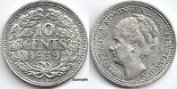 Netherlands Nederland 1939 10 Cent Wilhelmina -