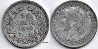 Netherlands Nederland 1897 25 Cent Wilhelmina -