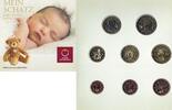Oostenrijk set2022 Babyset met de reguliere munten -