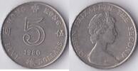 Hong Kong Hong Kong 5 Dollar 1980 -