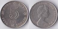 Hong Kong Hong Kong 5 Dollar 1981 -