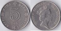 Hong Kong Hong Kong 5 Dollar 1989 -