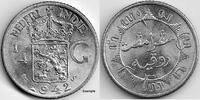 Nederlands-Indië Nederlands Indië 1942S 25 Cent Wilhelmina -