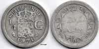 Nederlands-Indië Nederlands Indië 1921 25 Cent Wilhelmina F -