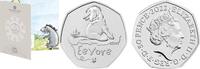Verenigd Koninkrijk  Groot Brittannië 2022 50 Pence Winnie the Pooh & Eeyore Bu
