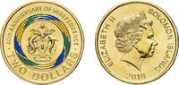 Solomon Islands Solomon Islands 2018 2 Dollar '40 years of independence' -