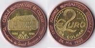 Frankrijk 2 euro Cercle Numismatique de Colmar 1998 penning