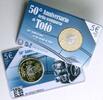 Italië Italië 2017 5 Euro 50 jaar na het overlijden van Totò in coincard -