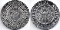 Nederlandse Antillen Nederlandse Antillen 1991 25 Cent Beatrix (vervuild stempel) -