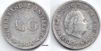 Nederlandse Antillen Nederlandse Antillen 1954 25 Cent Juliana F+ -