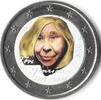 Gekleurde euromunten 2 Euro Finland 2014 Tove Jansson Gekleurd -