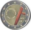 Gekleurde euromunten 2 euro Finland 2014 Ilmari Tapiovaara Gekleurd -