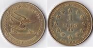 Frankrijk 1997 1 euro du Perigord Dordogne penning -