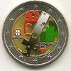 Gekleurde euromunten 2 Euro Portugal 2012 Guimarães Gekleurd 167/6 -