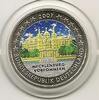 Gekleurde euromunten 2 Euro Duitsland 2007 Mecklenburg gekleurd G -