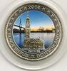 Gekleurde euromunten 2 Euro Duitsland 2008 Hamburg gekleurd D -