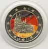 Gekleurde euromunten 2 Euro Duitsland 2011 Kölner Dom gekleurd F -