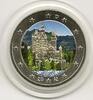 Gekleurde euromunten 2 Euro Duitsland 2012 Neuschwanstein gekleurd D -