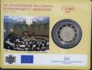 Speciale 2 euromunten 2 Euro Luxemburg 2009 Emu in Coincard -