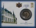 Speciale 2 euromunten 2 Euro Luxemburg 2009 Henri & Charlotte in Coincard -