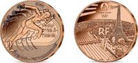 Frankrijk 2024 Frankrijk 2024 ¼ Euro 'Paralympische atletiek' unz 6,95 EUR  + 15,50 EUR frais d'envoi