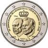 Luxemburg 2 Euro2014 50jr troonsbestijging Hertog Jan -