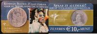 Nederland 10 euro Nederland 2005 10 euro Regeringsjubileum Zilver in Coincard -