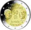 Speciale 2 euromunten 2 euro Duitsland 50 jaar Elysée verdrag -