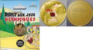 Speciale 2 euromunten Frankrijk 2024 'Asterix op de Olympische Spelen' Penning in blister -