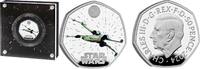 Verenigd Koninkrijk  Groot Brittannië 2024 50 pence Star Wars - X-Wing Zilver Gekleurd Proof