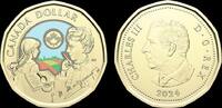 Canada 1 Dollar Canada 2024 1 Dollar '150 jaar na geboorte L.M. Montgomery' gekleurd -