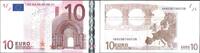 Euro Biljetten 10 Euro Biljet met handtekening J.C. Trichet X/E005G5 -