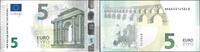 Euro Biljetten 5 Euro Biljet met handtekening M. Draghi N/N017F6 -