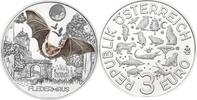 Oostenrijk 3 Euro Oostenrijk 2016 3 euro Vleermuis -