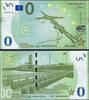 0 Euro Biljetten 0 Euro biljet Nederland 2018 - Afsluitdijk -