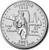 Verenigde Staten U.S.A ¼ Dollar Illinois -