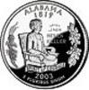 Verenigde Staten U.S.A ¼ Dollar Alabama -
