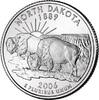 Verenigde Staten U.S.A ¼ Dollar North Dakota -