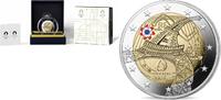  2024 Speciale 2 euromunten 2 euro Frankrijk 2024  Olympische fakkel   gekleurd PP