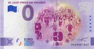 0 Euro Biljetten 0 Euro biljet Nederland 2025 '80 Jr. Vrede en Vrijheid' -