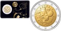Frankrijk 2 Euro2019 Asterix Obelix graveert de munt in coincard -