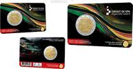 Speciale 2 euromunten 2 Euro België 2025 'Circuit van Spa-Francorchamps' in coincard Nederlandstalig -